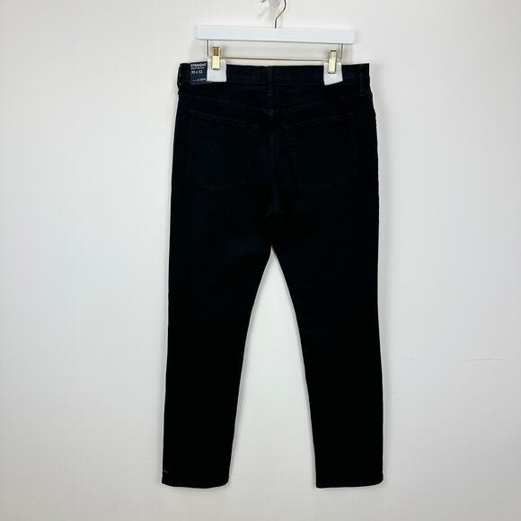 J.Crew Straight Fit Jean Signature Flex Stretch Denim Mens Black W33 L32 NWT - Picture 5 of 10